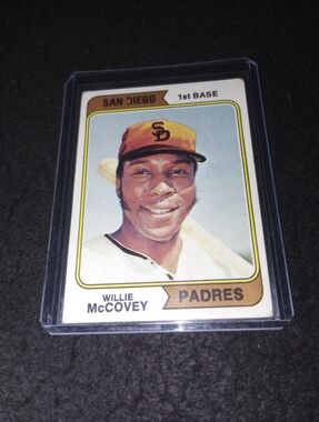 1974 Topps Willie McCovey #250 San Diego Padres Vintage MLB Baseball Card